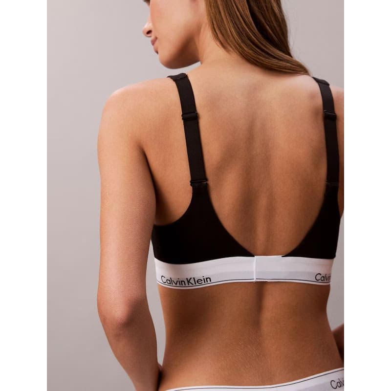 Dámska podprsenka CALVIN KLEIN Lift Bralette Icon Cotton Modal black 5