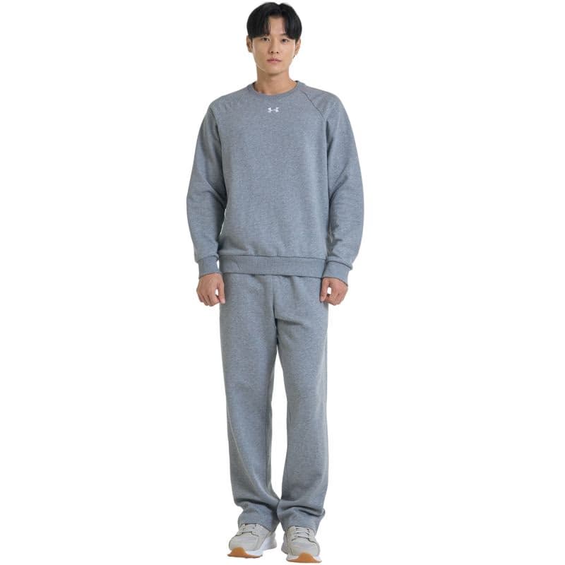 Pánska zateplená mikina UNDER ARMOUR UA Rival Fleece Crew-GRY I 4