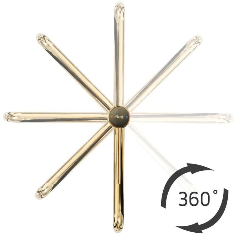 REA - Umývadlová Lugano Gold vysoká REA-B5002 6