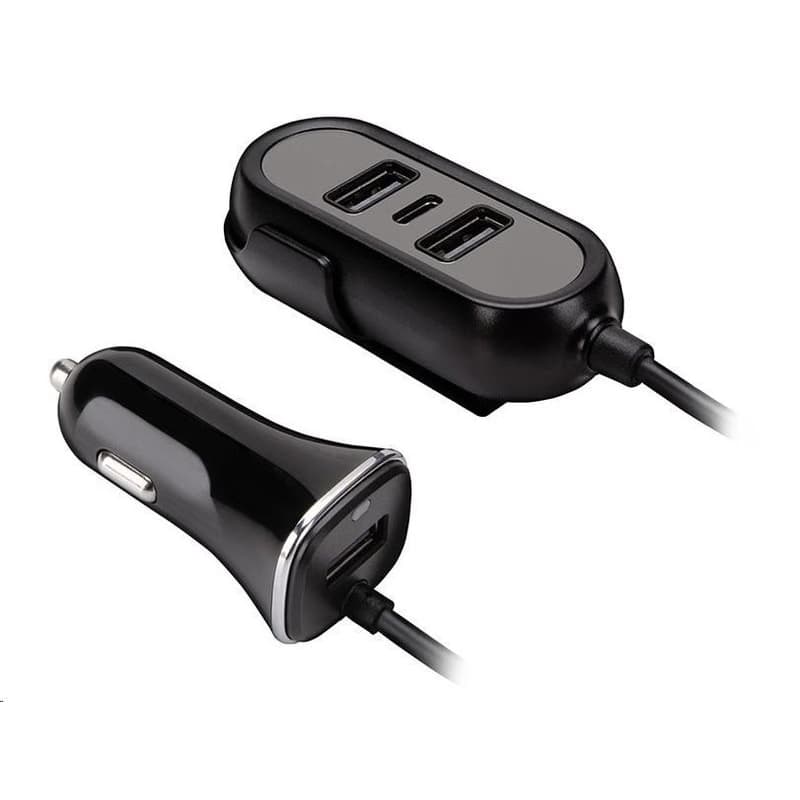 TRACER nabíjačka do auta 12-24V Multicharge 3xUSB 7, 2A + PD 18W 2
