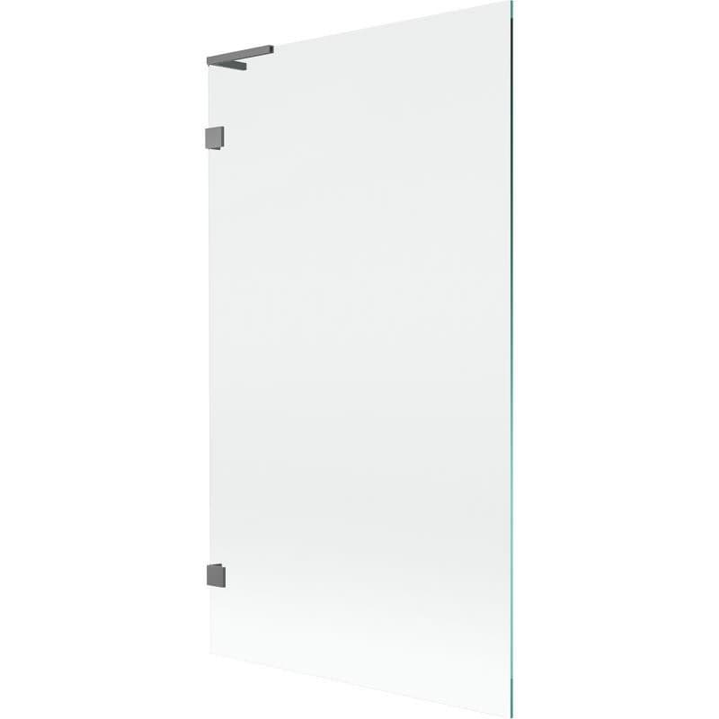 MEXEN/S - Lunar L vaňová zástena FIX 100 x 150, transparent, grafit metal 897L-100-000-95-00