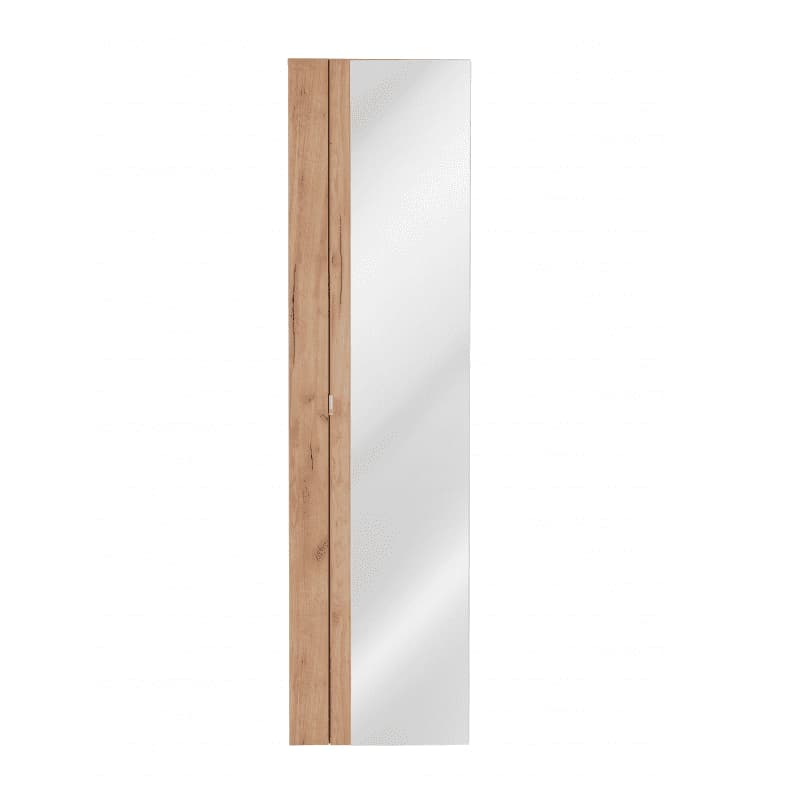 ArtCom Vysoká skrinka do kúpeľne so zrkadlom CAPRI Oak 803 2