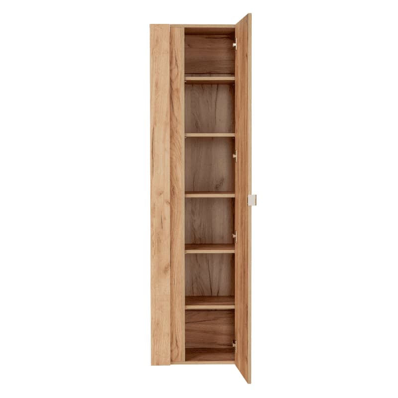 ArtCom Vysoká skrinka do kúpeľne so zrkadlom CAPRI Oak 803 6