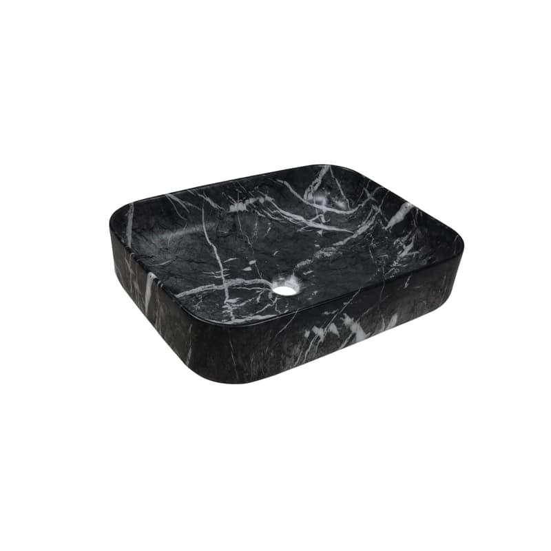 INVENA - Umývadlo na dosku FLORINA TREND 51cm mramor/grafit mat CE-40-723-C 1