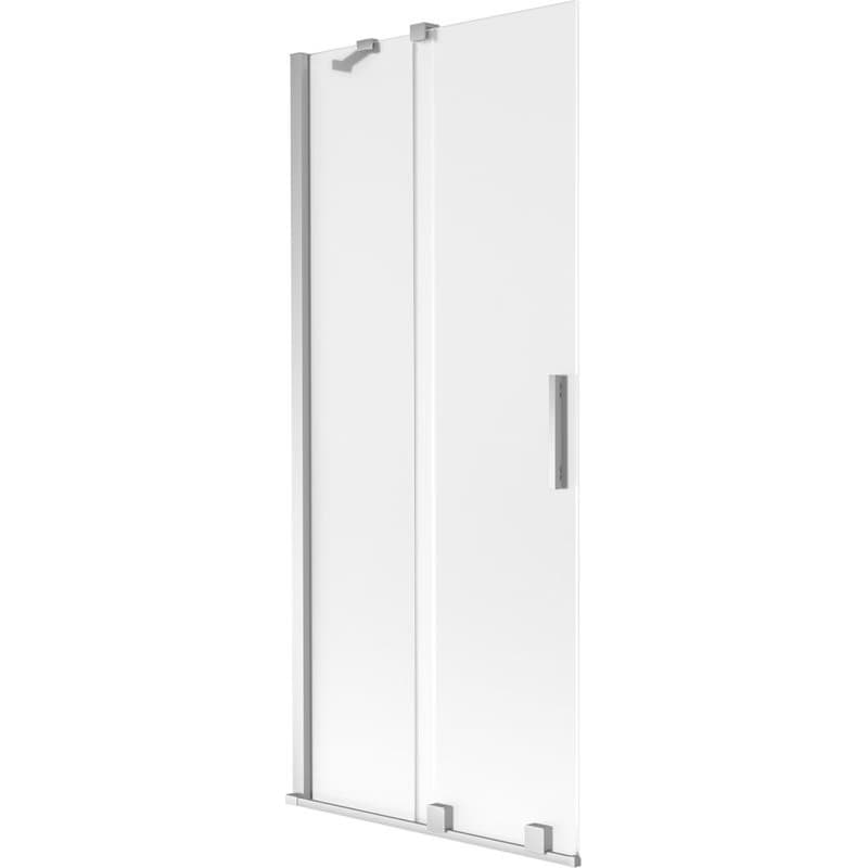 MEXEN/S - Velar dvojkrídlová posuvná vaňová zástena 80 x 150, dekor, chróm 896-080-000-31-01 1
