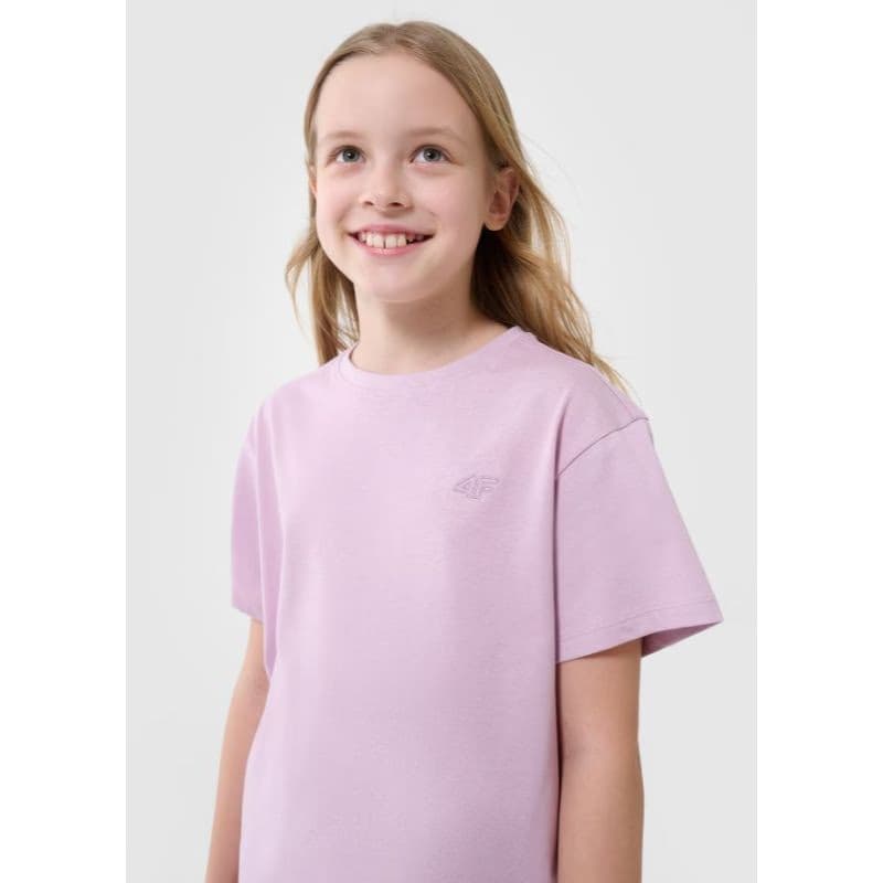 Dievčenské tričko s krátkym rukávom 4F JUNIOR TSHIRT F2326-56S-LIGHT PINK 2