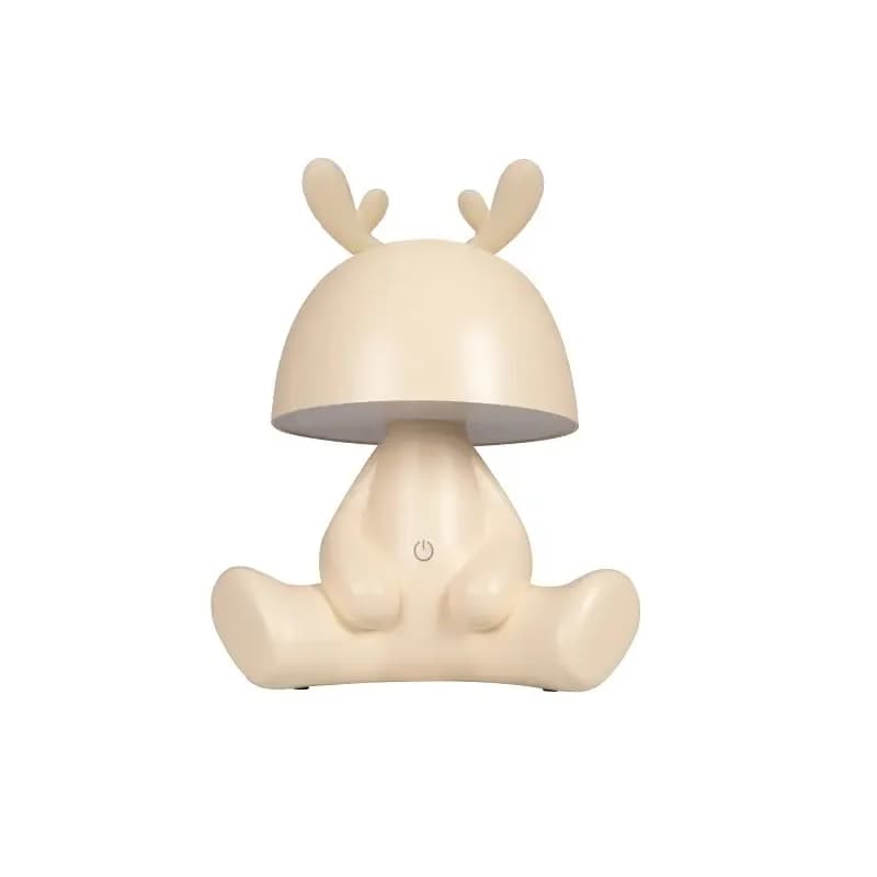Stolová LED lampa  RENI 66345 ecru LB1 1