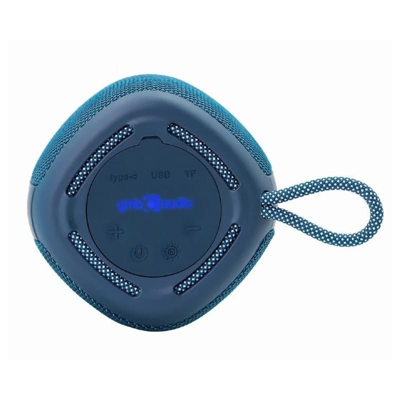 GEMBIRD Repro SPK-BT-LED-03-B, Bluetooth, 5W, RGB LED podsvietenie, modrá 3