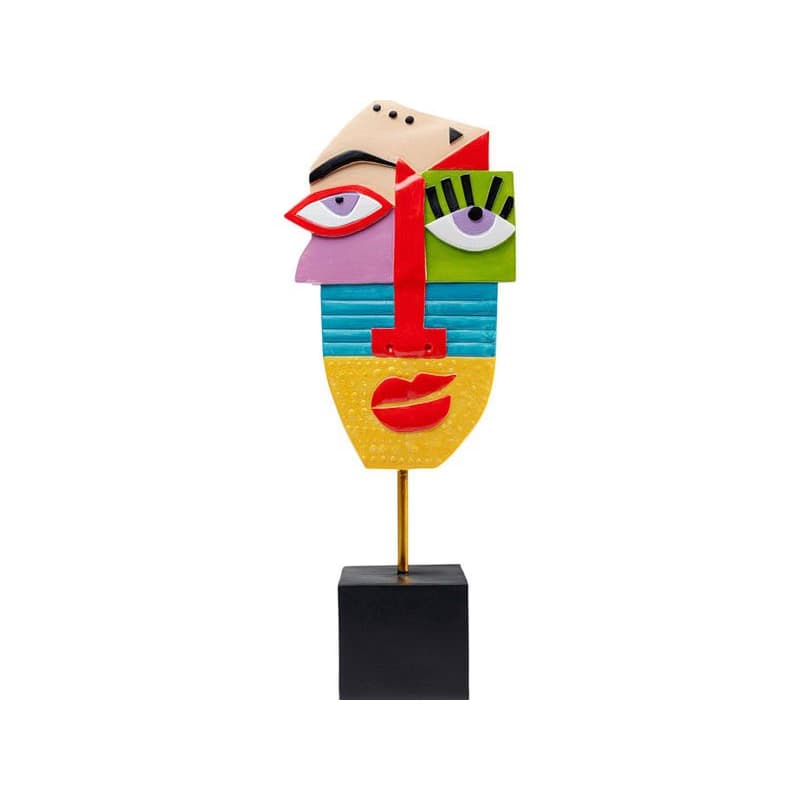 Abstract Face Multicolour dekorácia viacfarebná 52cm 1
