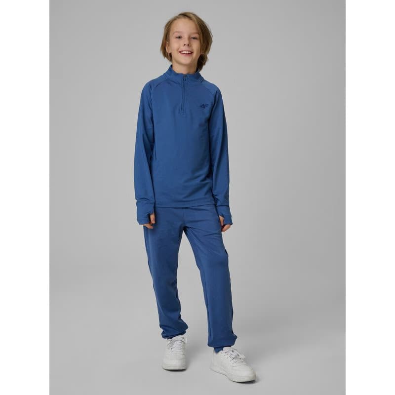 Chlapčenské tepláky 4F JUNIOR TROUSERS FNK M1152-31S-NAVY 3