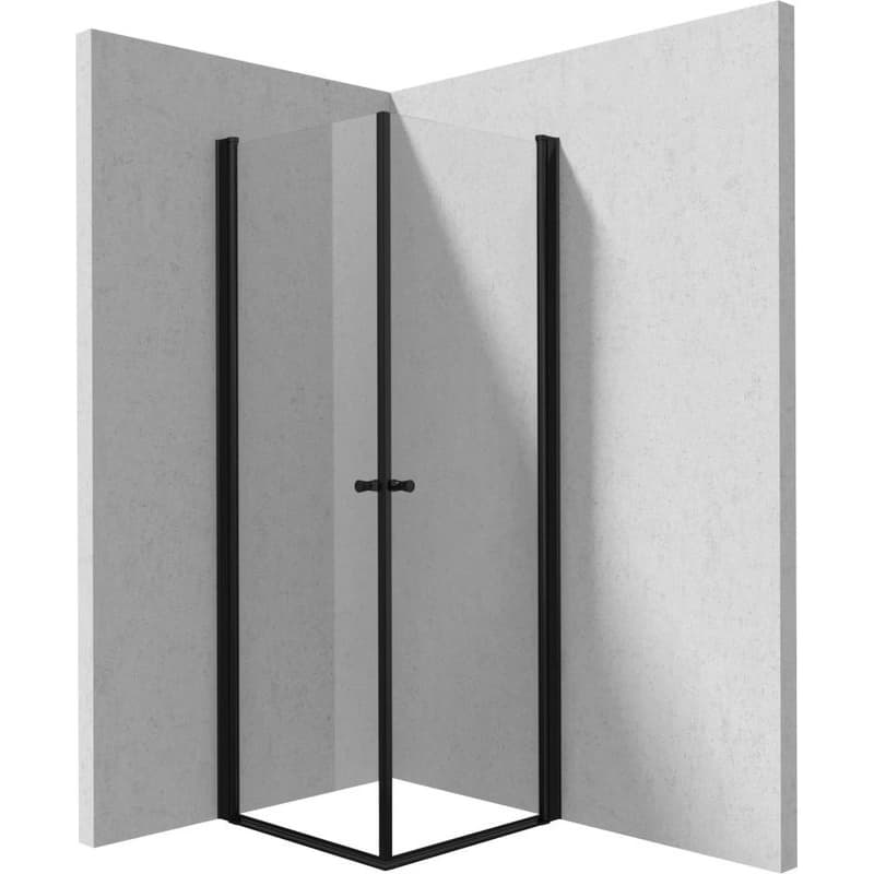 DEANTE - Sprchovací kút Kerria Plus čierna, štvorcová, 90x90 cm KKNNW09W09 1