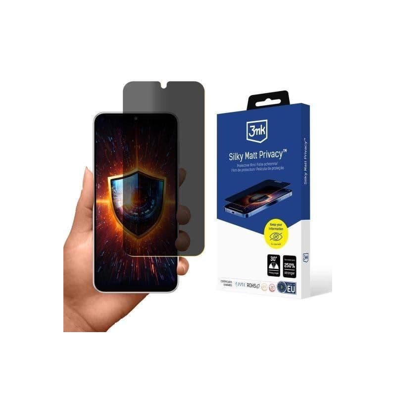 3mk ochranná fólia Silky Matt Privacy pre Samsung Galaxy M36 1