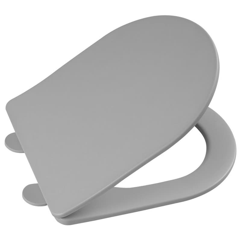 SAPHO - PACO WC sedátko, SLIM, Soft Close, Easy Take, šedá mat PCS1012GR