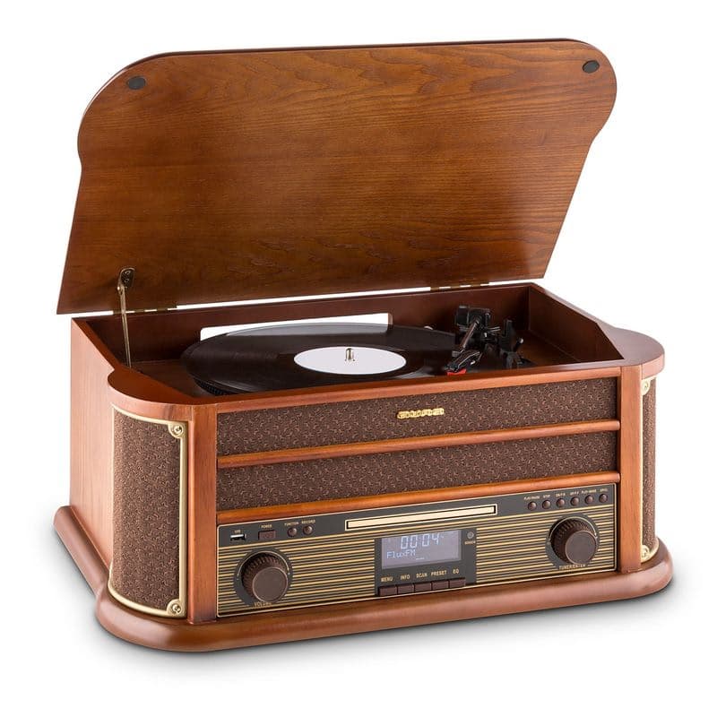 Retro stereo zariadenie Auna Belle Epoque 1908, USB, CD, MP3 1