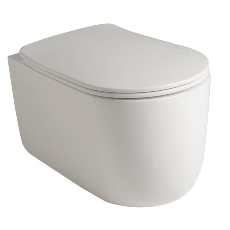 KERASAN - NOLITA závesná WC misa, Rimless, 35x55cm, biela 531401 3