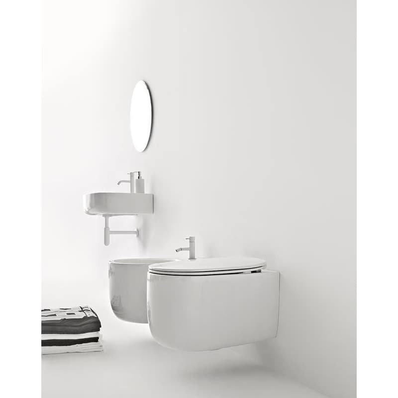 KERASAN - NOLITA závesná WC misa, Rimless, 35x55cm, biela 531401 4