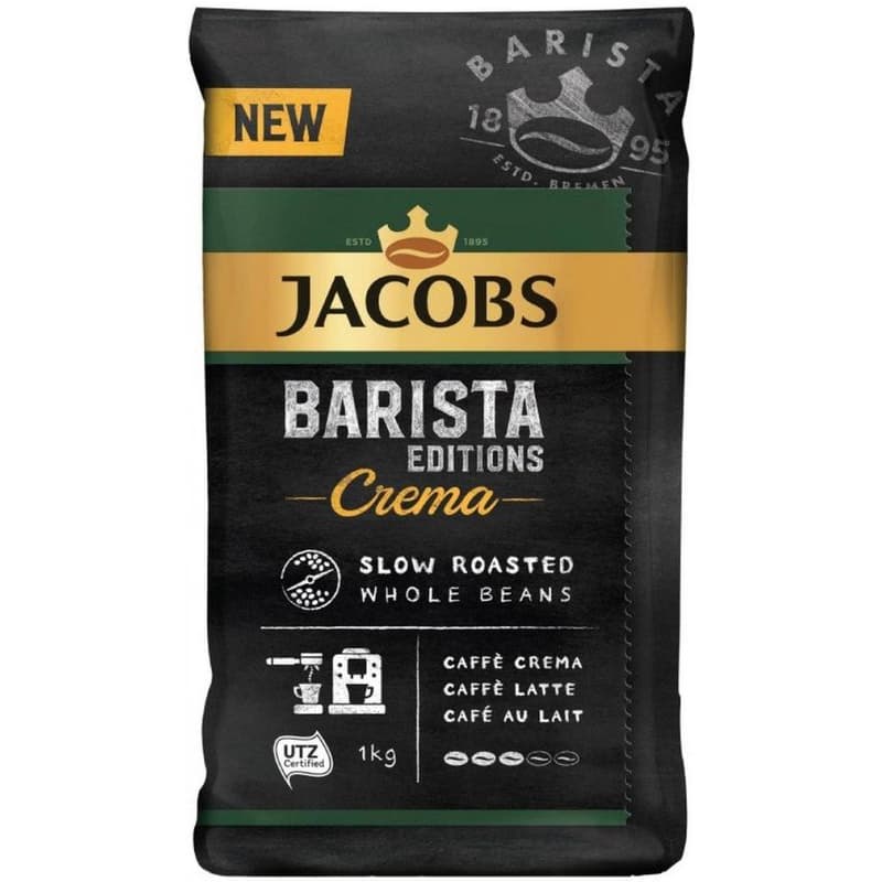 CREMA 1KG ZRNK.KÁVA JACOBS BARISTA