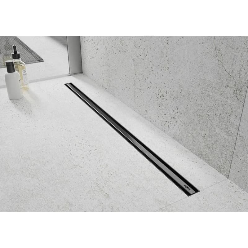 MEXEN - Flat 360 Slim žľab otočný 120 cm čierna 1741120 2