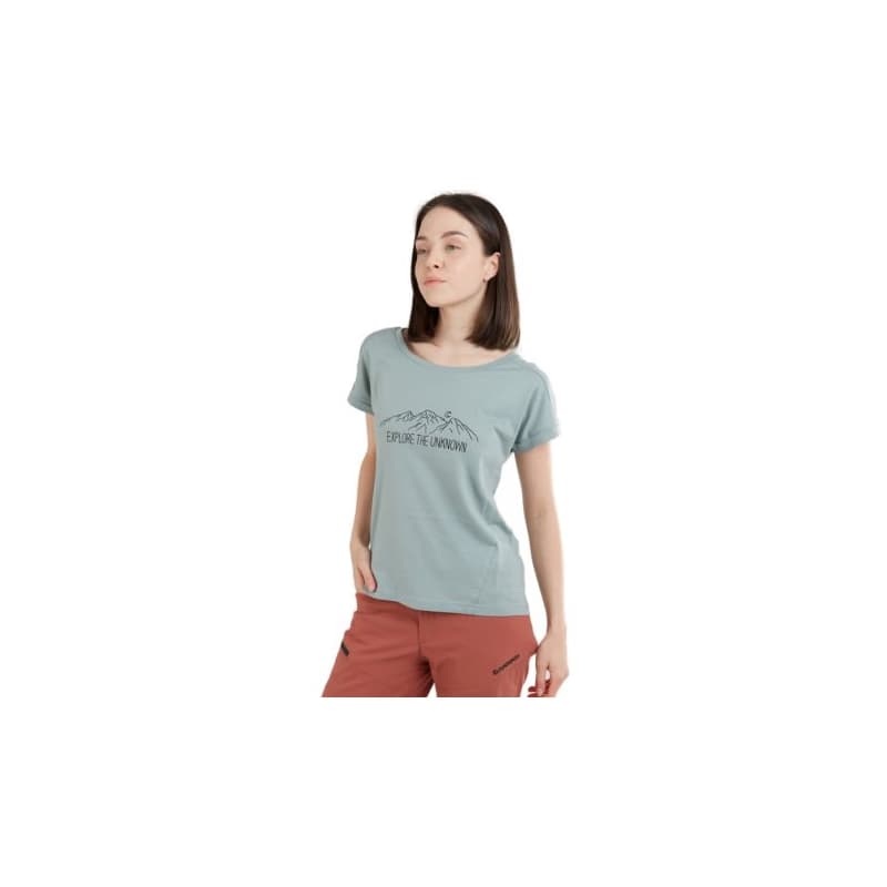Dámske turistické tričko s krátkym rukávom FUNDANGO Atmos T-shirt-524-mint 1