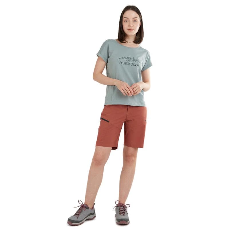 Dámske turistické tričko s krátkym rukávom FUNDANGO Atmos T-shirt-524-mint 3