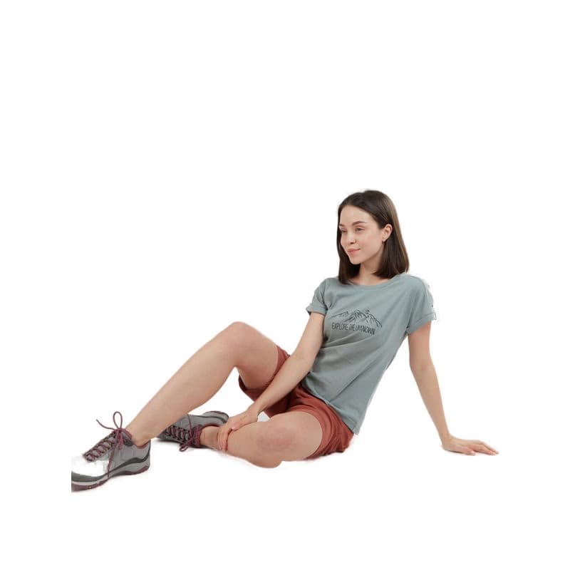 Dámske turistické tričko s krátkym rukávom FUNDANGO Atmos T-shirt-524-mint 4