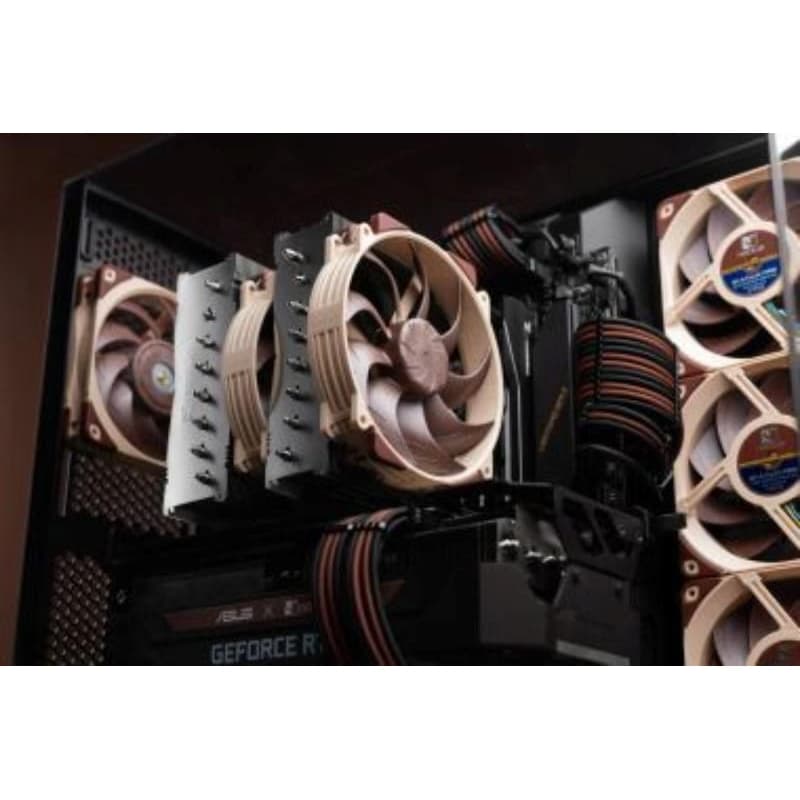 NOCTUA Chladič CPU NH-D15 G2, 2x 140mm, LGA1851, AM5, hnedá/strieborná 5