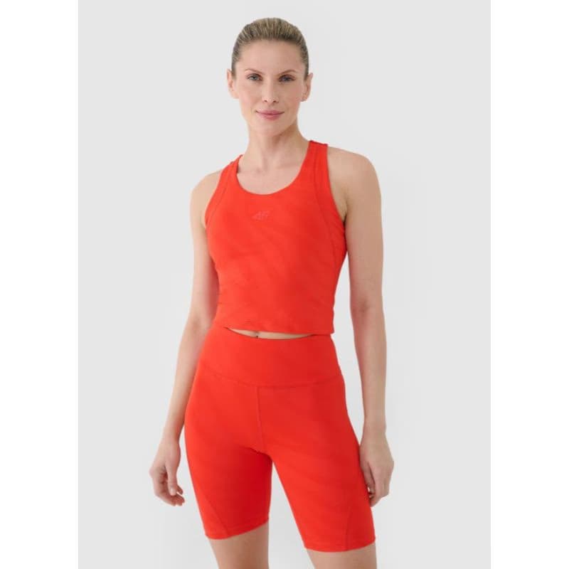 Dámske tréningové kraťasy 4F SHORT TIGHTS FNK F016-62S-RED 2