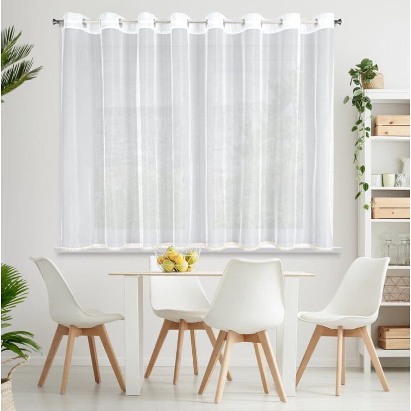 ArtFir Záclona CASSIE K | biela 300 x 150 cm 1