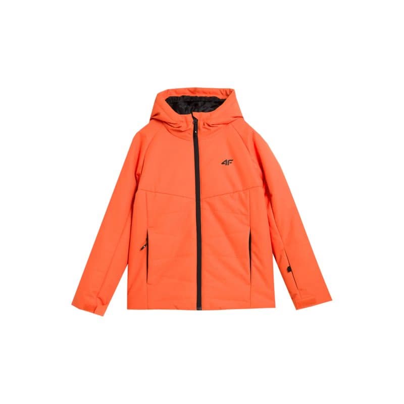 Chlapčenská lyžiarska bunda 4F JUNIOR TECHNICAL JACKET-JAW23TTJAM298-70S-ORANGE 5
