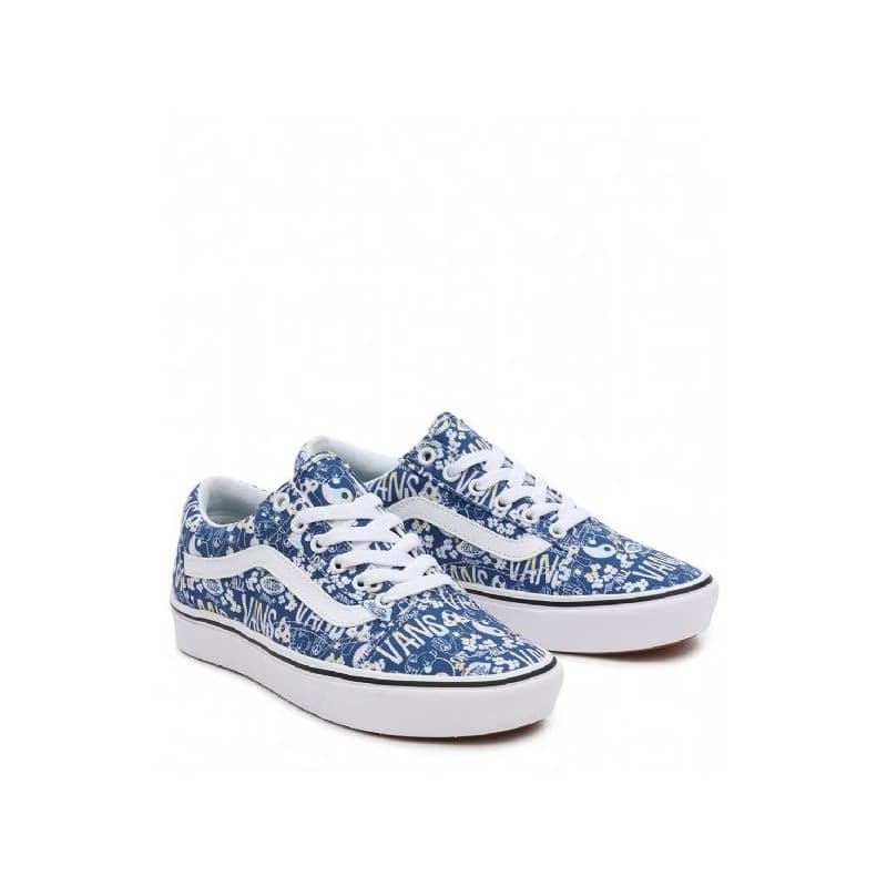 Dámska rekreačná obuv VANS UA ComfyCush Old Skool (Pastel Tie Dye) multi true white 2
