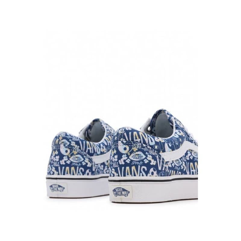 Dámska rekreačná obuv VANS UA ComfyCush Old Skool (Pastel Tie Dye) multi true white 4