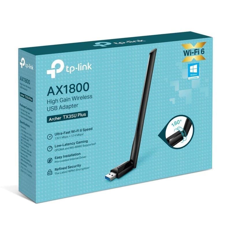 TP-Link Archer TX35 Plus WiFi6 USB adaptér (AX1800, 2, 4GHz/5GHz, USB3.0) 5
