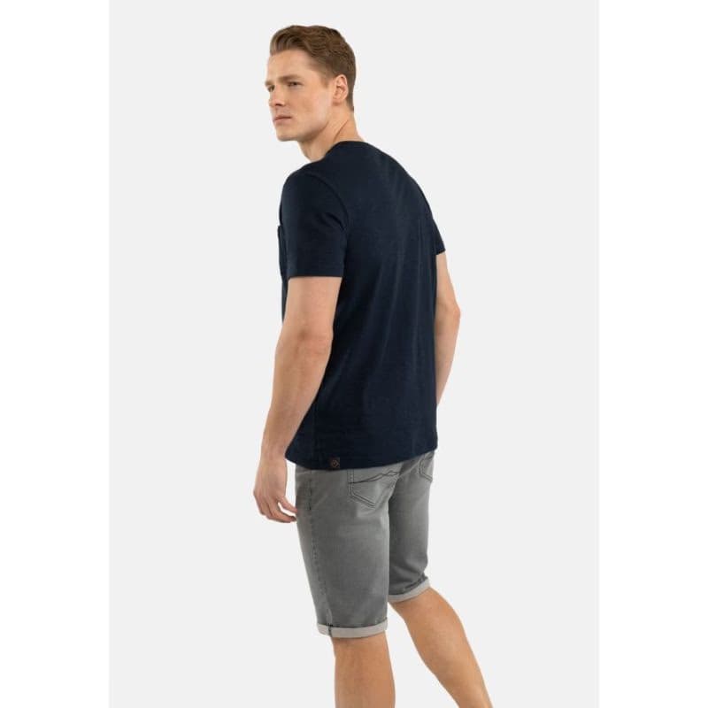 Pánske tričko s krátkym rukávom VOLCANO HUBRIS-600-NAVY 4