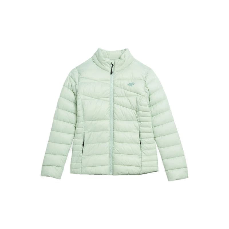 Dievčenská bunda 4F JUNIOR DOWN JACKET-JAW23TDJAF219-42S-LIGHT GREEN 6