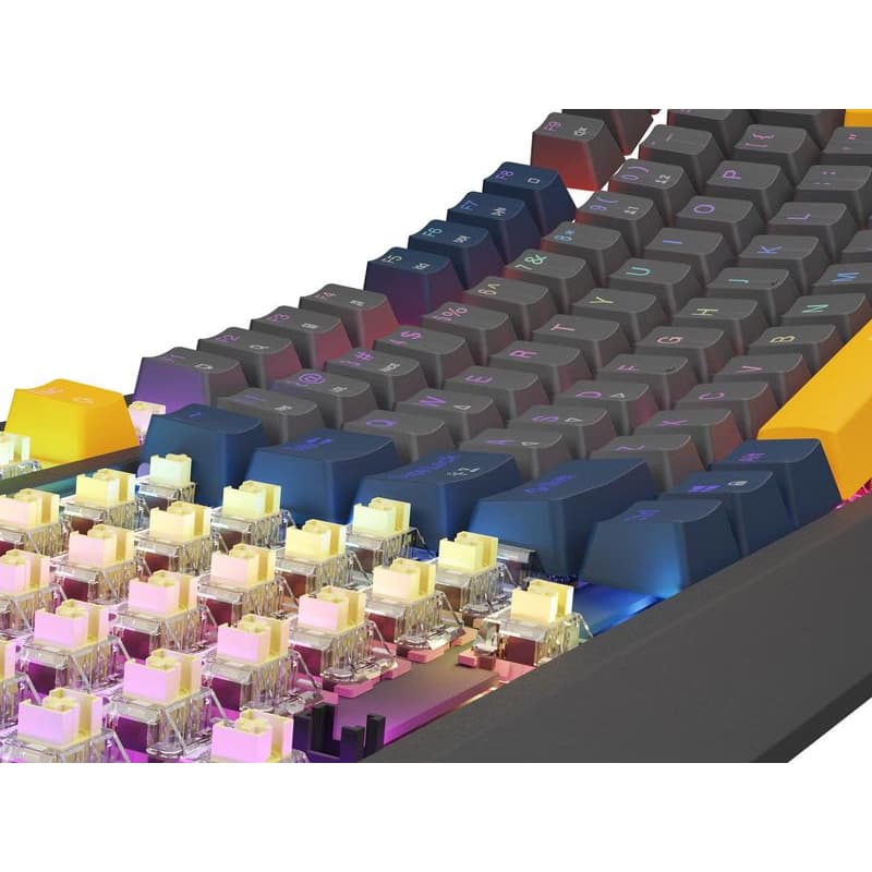 GENESIS herná klávesnica THOR 230/TKL/RGB/Outemu Panda/Drôtová USB/US layout/Naval Blue Negative 2