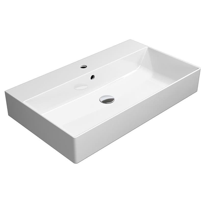 GSI - KUBE X keramické umývadlo 80x47cm, biela ExtraGlaze 9422111 1