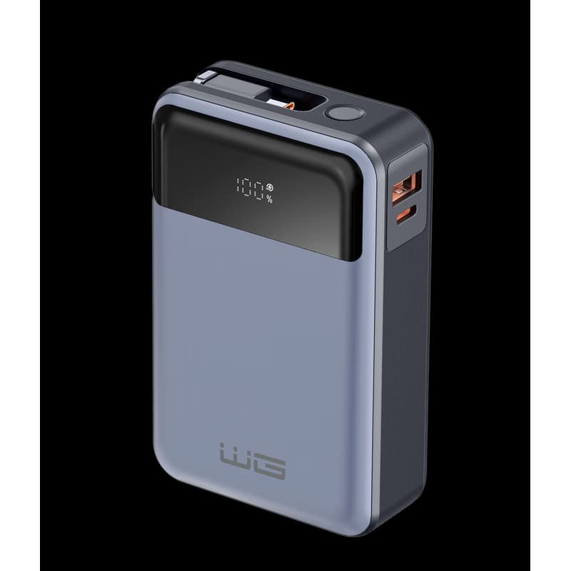 WG - Power Bank 20000 mAh, USB-C PD 65W, čierna 1