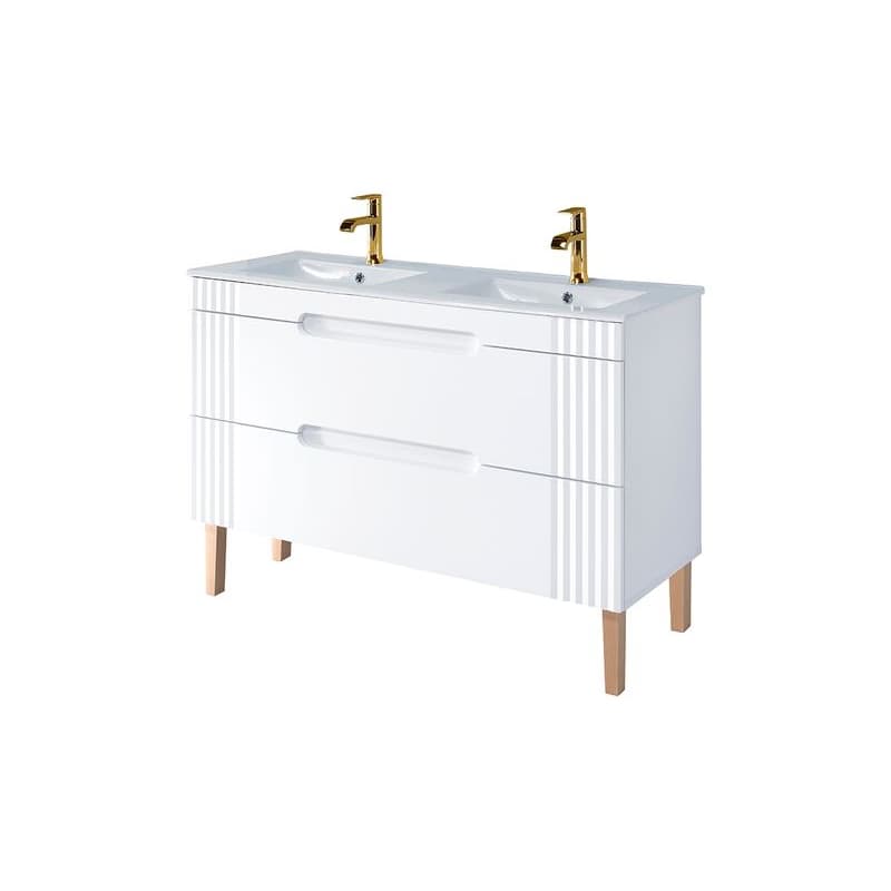 ArtCom Kúpeľňová skrinka s umývadlom FIJI White U120/1 | 120 cm