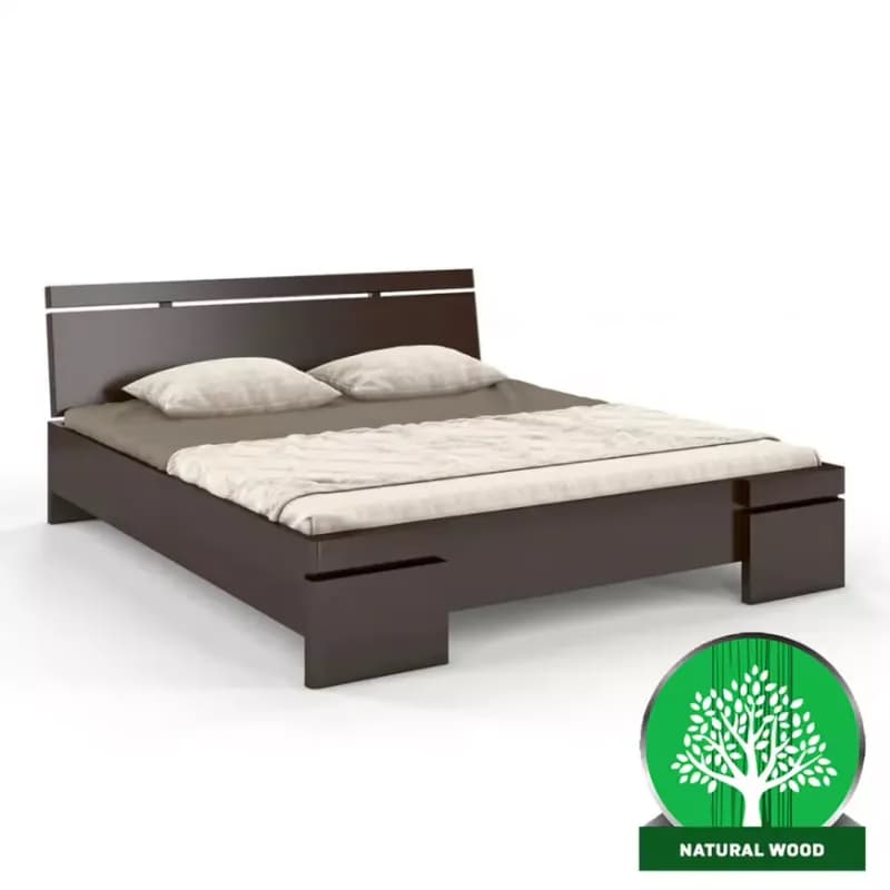 Posteľ borovicová Skandica Sparta maxi 140X200 palisander 1