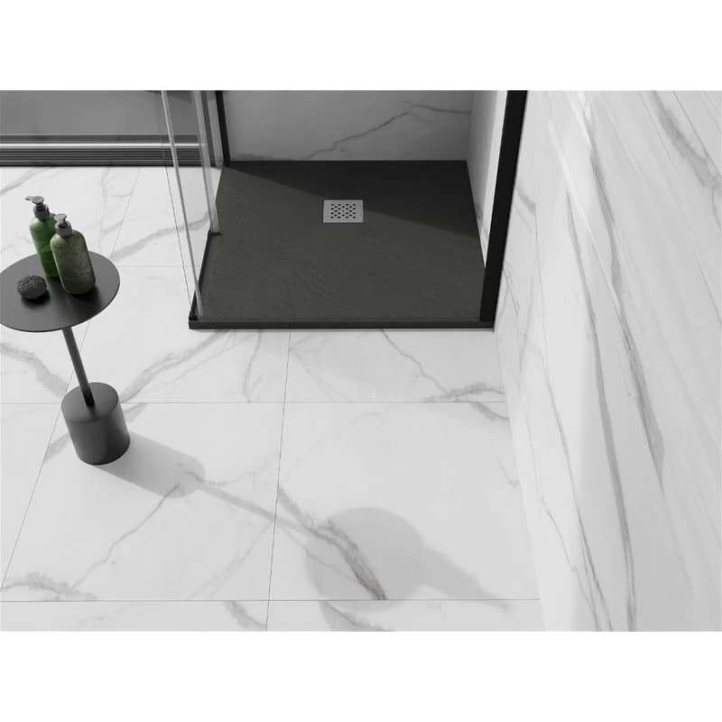 MEXEN - Stone+ Sprchová vanička štvorcová 70x70, antracit 44717070 5