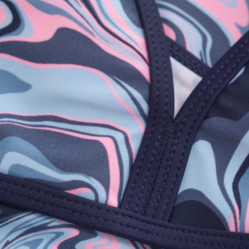Dievčenské plavky COLOR KIDS Bikini, AOP, cerulean 3