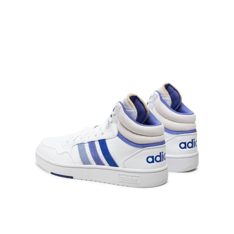 Pánska rekreačná obuv ADIDAS Hoops 3.0 Mid cloud white blue spark semi cobalt blue 2