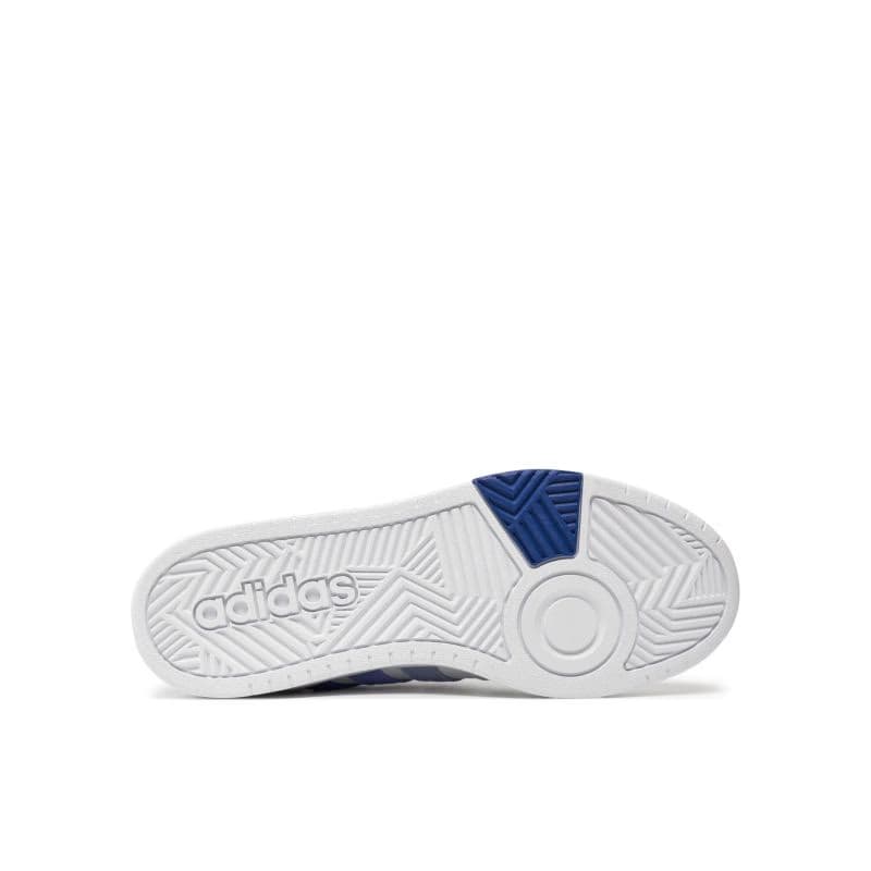 Pánska rekreačná obuv ADIDAS Hoops 3.0 Mid cloud white blue spark semi cobalt blue 3