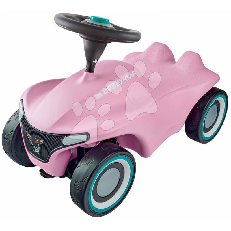 Odrážadlo Bobby Car Neo Rosé BIG ružové zvukové s 3-vrstvovými gumenými kolesami a ergonomické sedadlo od 12 mes