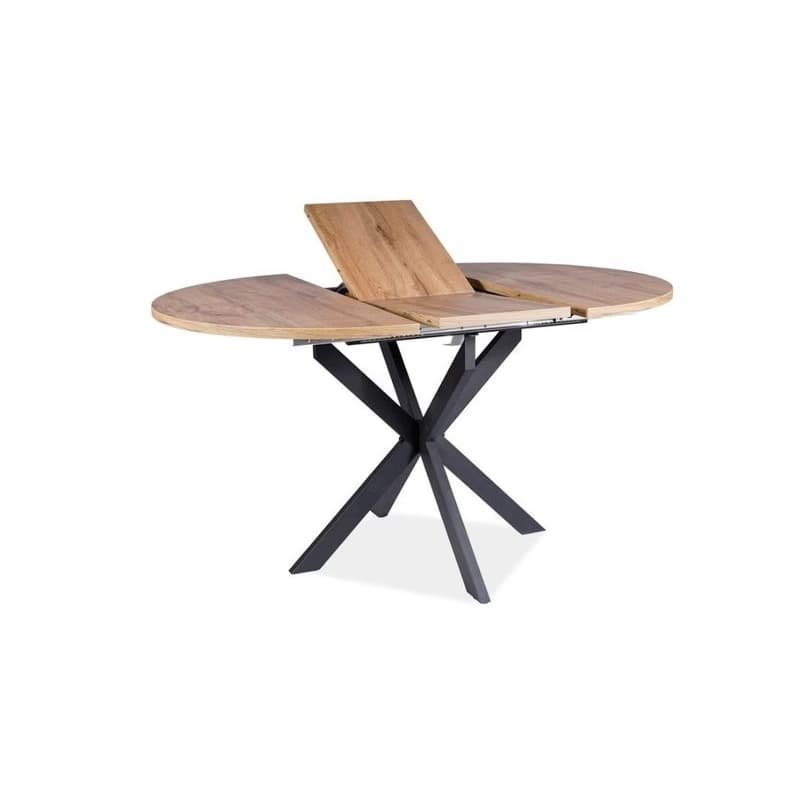 Signal Rozkladací jedálenský stôl GASTON | dub artisan 100 cm 4