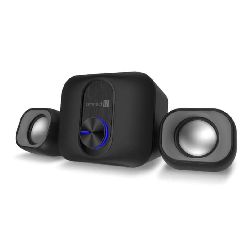CONNECT IT Reproduktory Rumble PRO PC, 2.1, USB, 3, 5mm, čierna 1