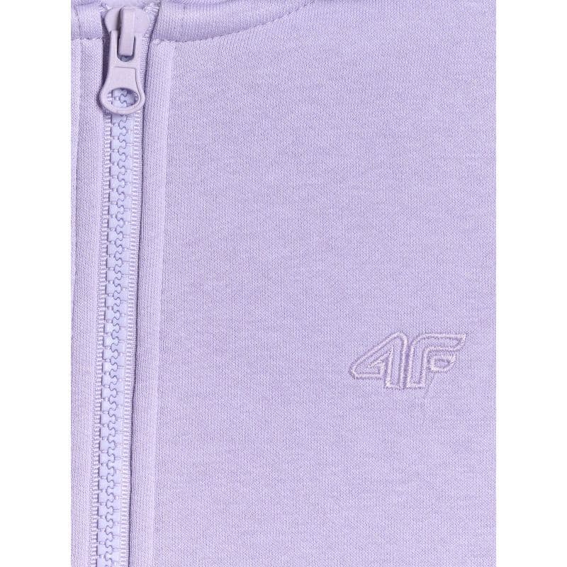 Dievčenská mikina so zipsom 4F JUNIOR SWEATSHIRT F2322-51S-VIOLET 4