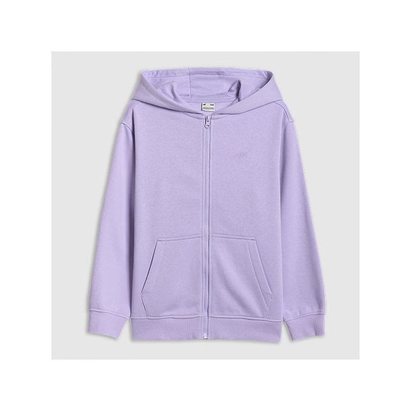 Dievčenská mikina so zipsom 4F JUNIOR SWEATSHIRT F2322-51S-VIOLET 5