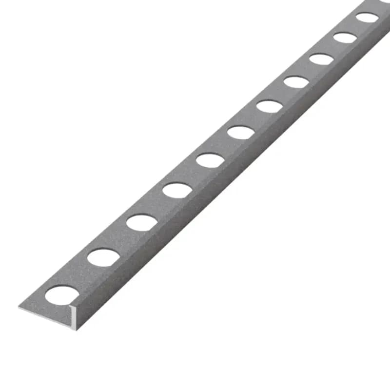 Hliníková ukončovacia lišta tmavosivý mat 10,5 mm x 270 cm