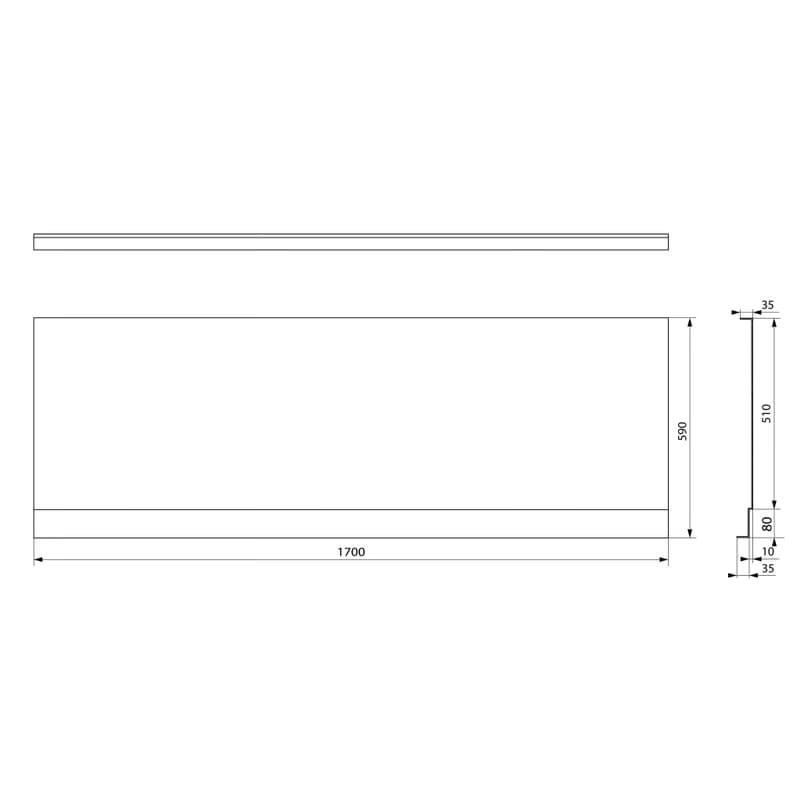 POLYSAN - PLAIN NIKA panel 170x59cm 72525 3